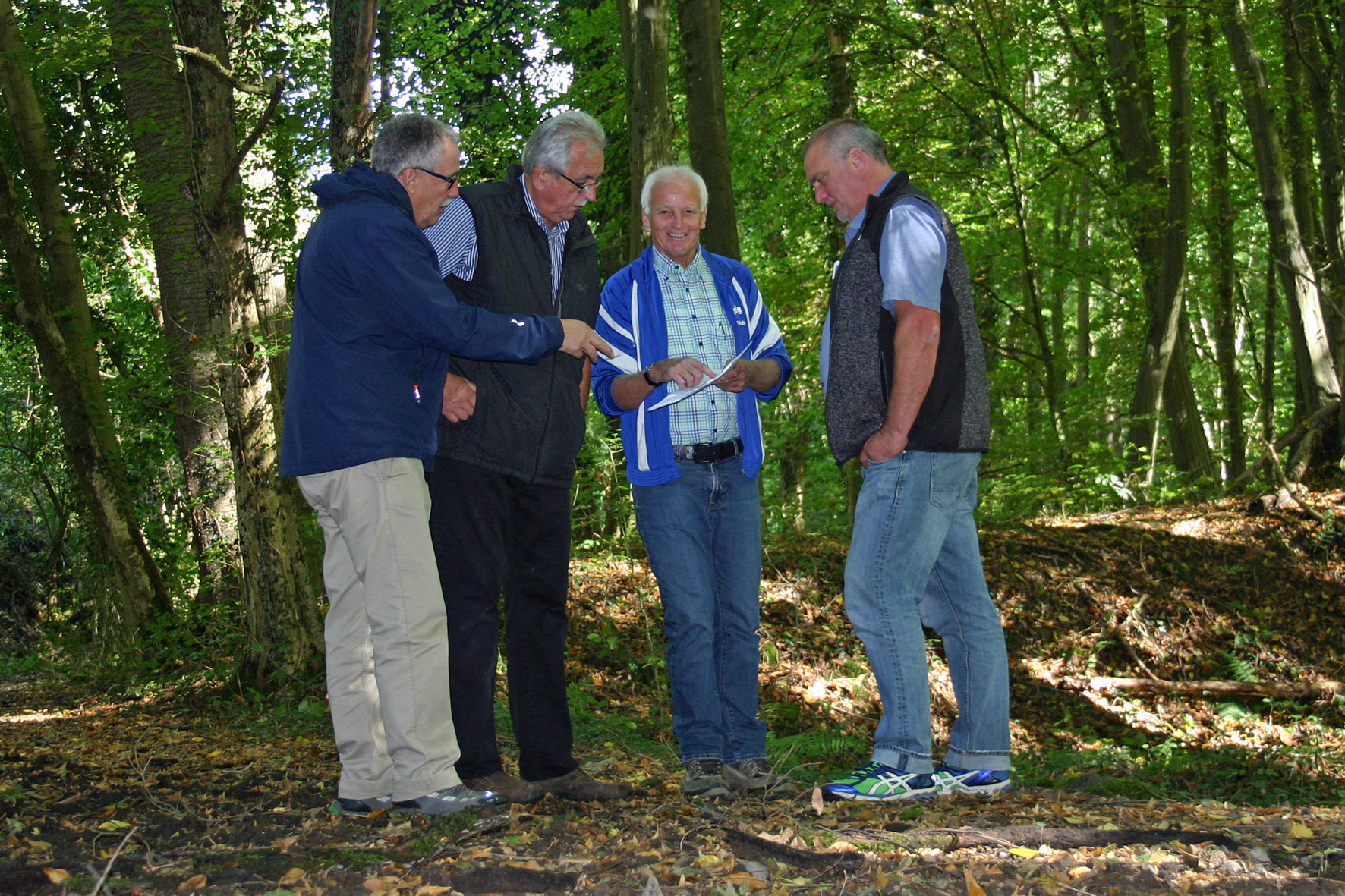 Ortsbesichtigung der FBL Remagen zum Hochwasserschutzkonzept in Unkelbach