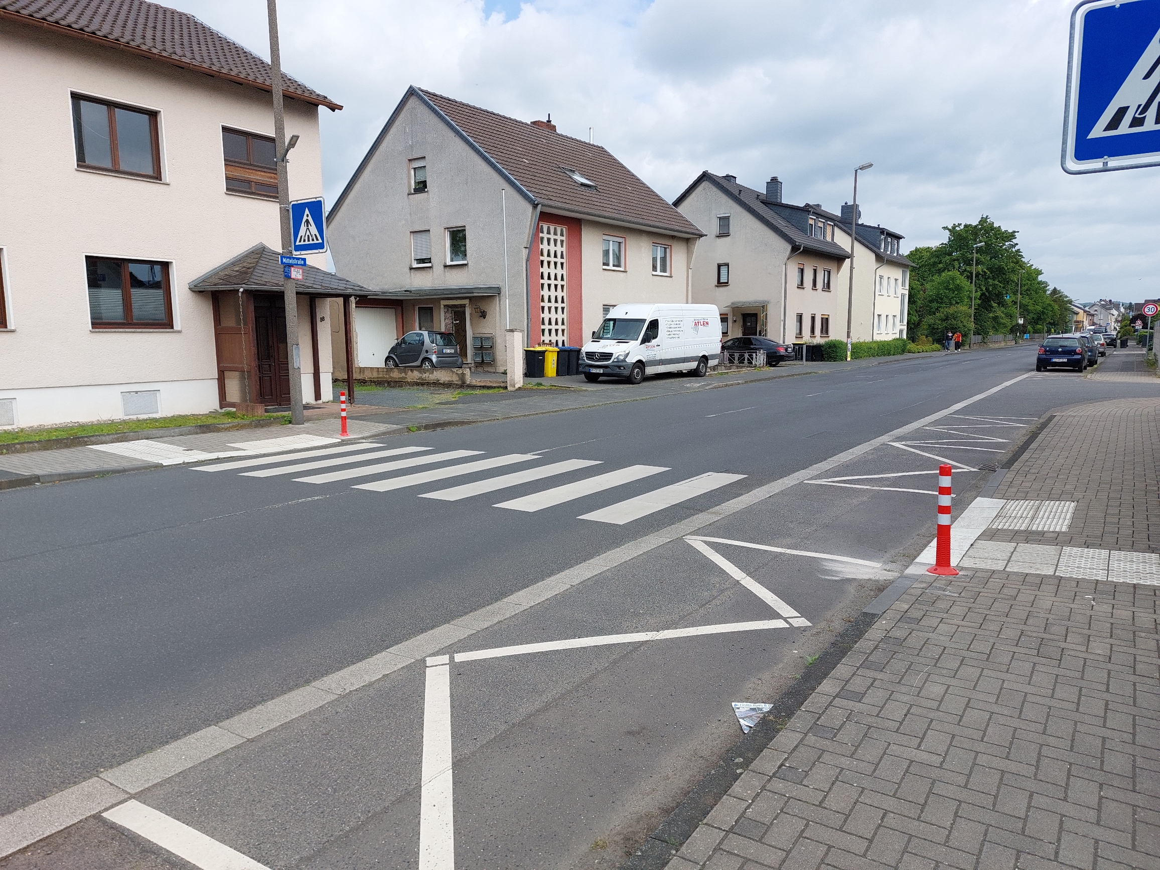 FBL-Kripp aktiv für Erhöhung der Verkehrssicherheit in der Mittelstraße